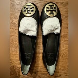 Tory Burch Black Ballet Flats
